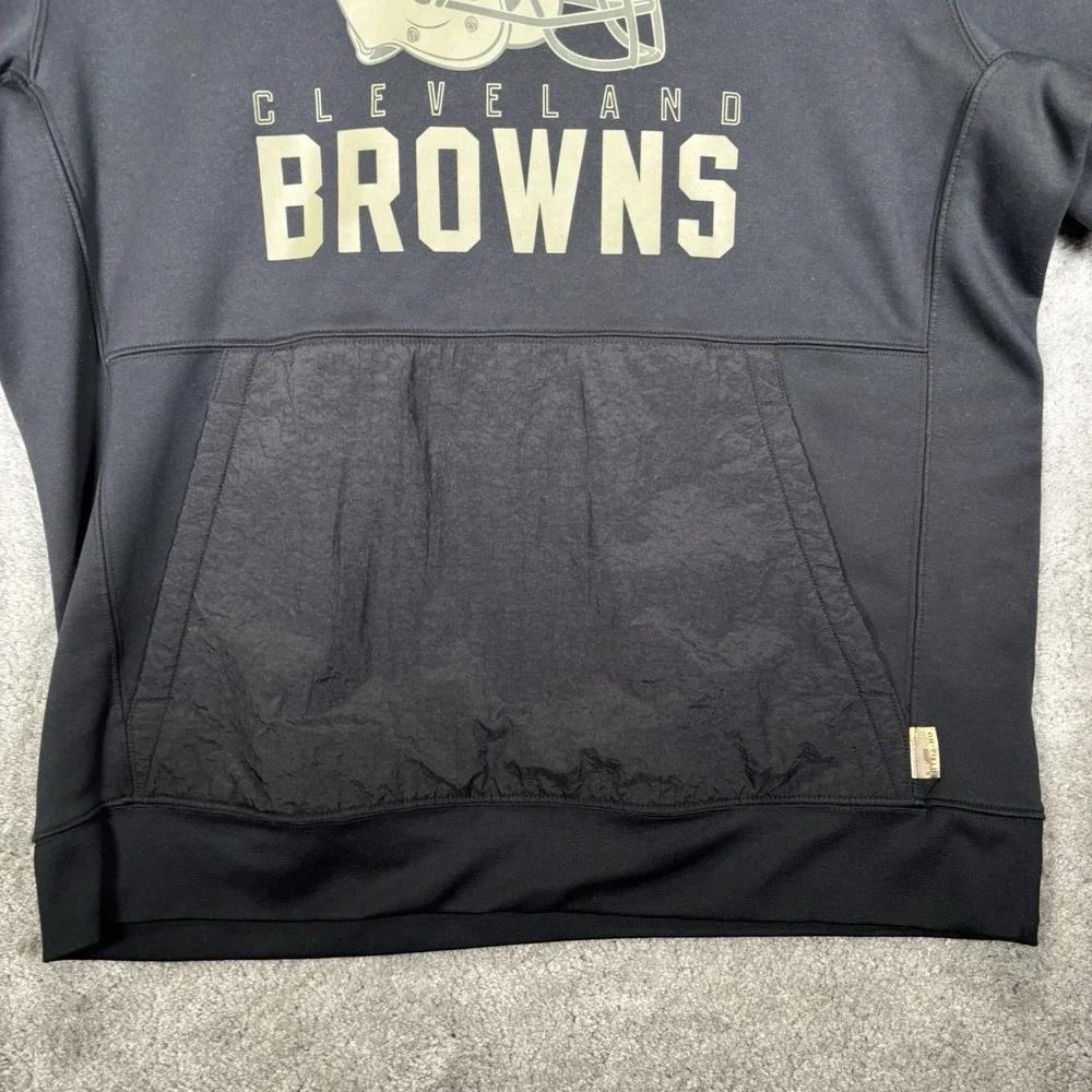 Nike Cleveland Browns Hoodie Sweatshirt Mens XL Salute To Service Team Issued